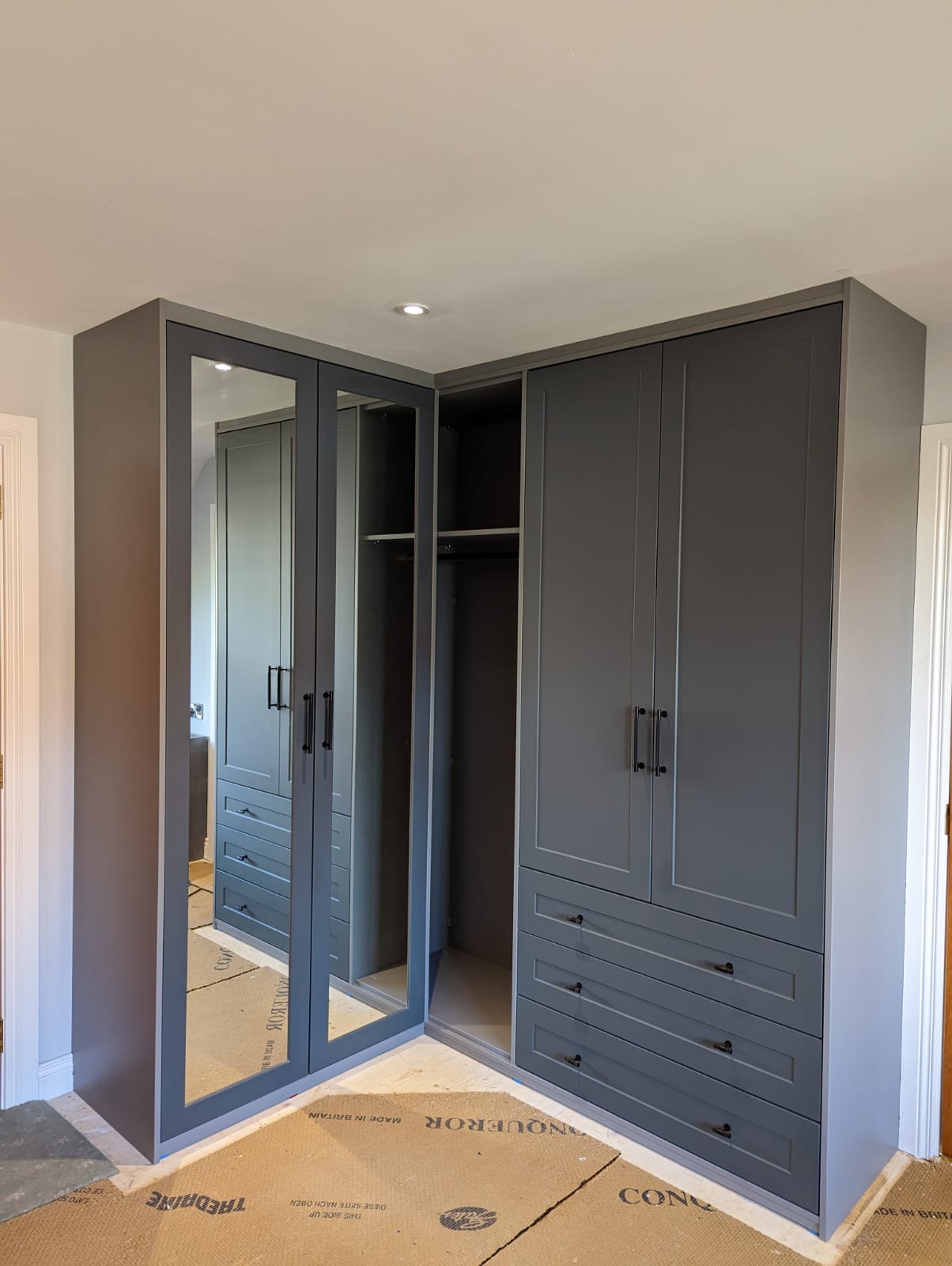 Corner Hinged Wardrobe