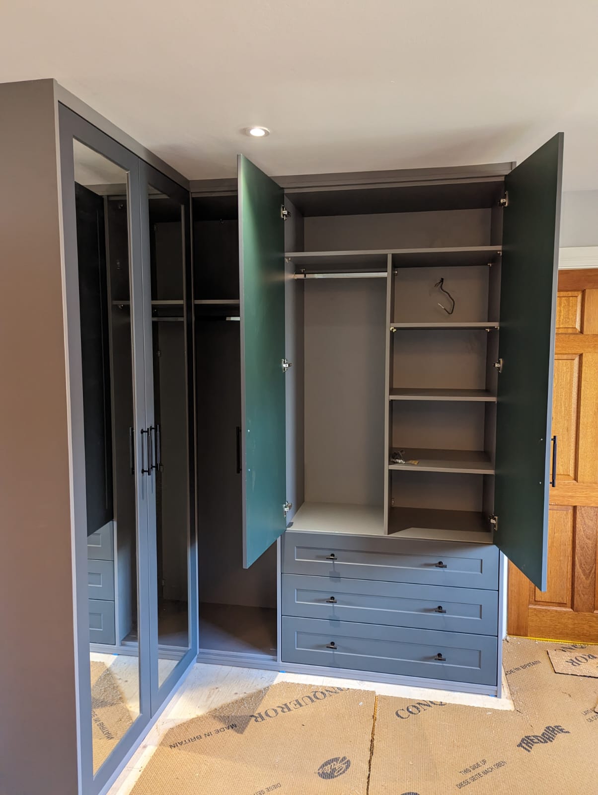 Corner Hinged Wardrobe