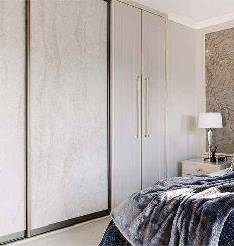 hinge and sliding wardrobe