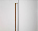 closet bar brass buster and punch handle