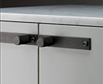 knob plate black buster and punch handle