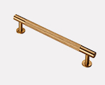 knurled brass handle