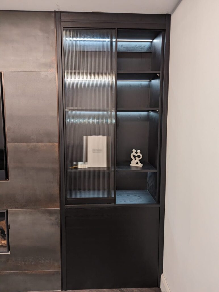 sliding door cabinet unit