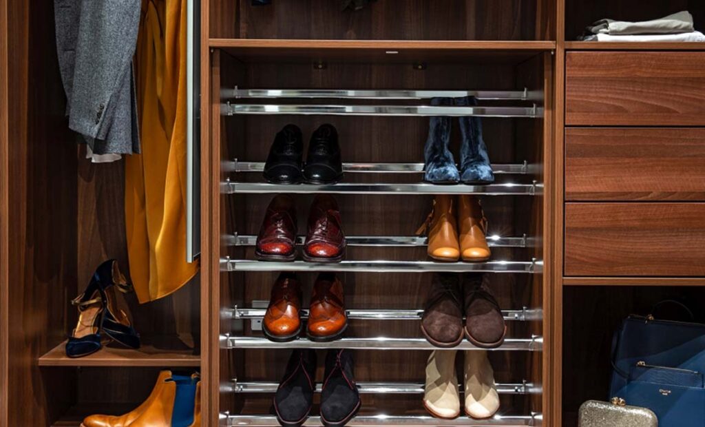 shoe rack accessory holding shoes